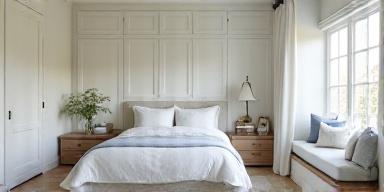 Bedroom storage solutions for coastal homes